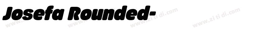 Josefa Rounded字体转换